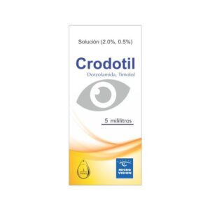 Crodotil, Dorzolamida/Timolol, Solución 2.0% y 0.5%, 5ml