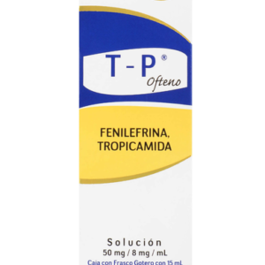 T-P Ofteno, Fenilefrina, Tropicamida 50mg/8mg 15ml