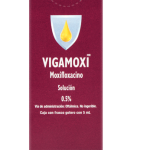 Vigamoxi, Moxifloxacino 0.5%, 5ml