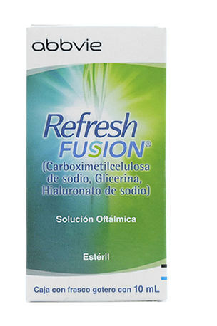 Refresh Fusion, Carboximetilcelulosa de sodio/Glicerina/Hialuronato de sodio, 15ml