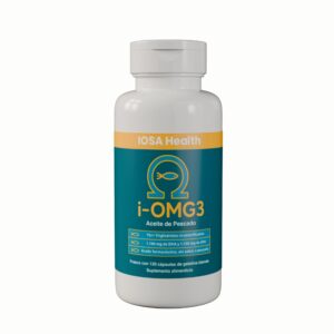 i-OMG3 Aceite de Pescado, Suplemento Alimenticio, 120 Cápsulas