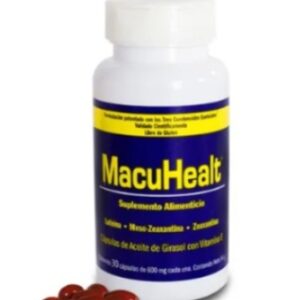 MacuHealt, Suplemento Alimenticio, 600mg. 30 Cápsulas
