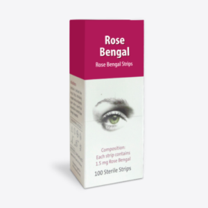Rose Bengal, 100 sterile strips