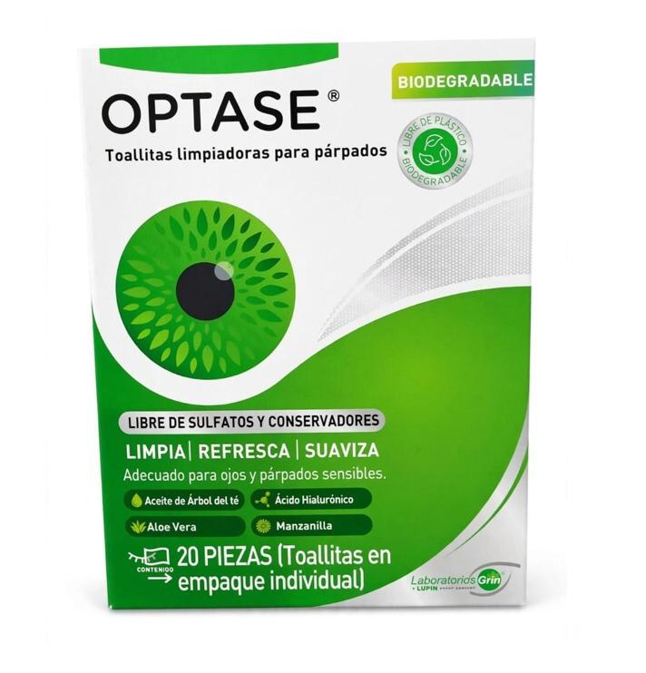 Optase Toallitas con 20 pz