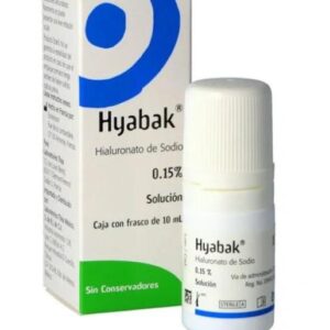 Hyabak, Hialuronato de sodio 0.15%, 10ml