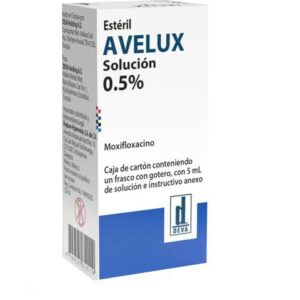 AVELUX, Moxifloxacino Solución 0.5%, 5ml