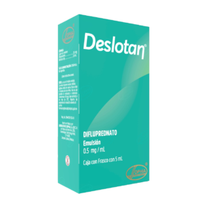 Deslotan, Difluprednato, 0.5mg/mL, 5ml