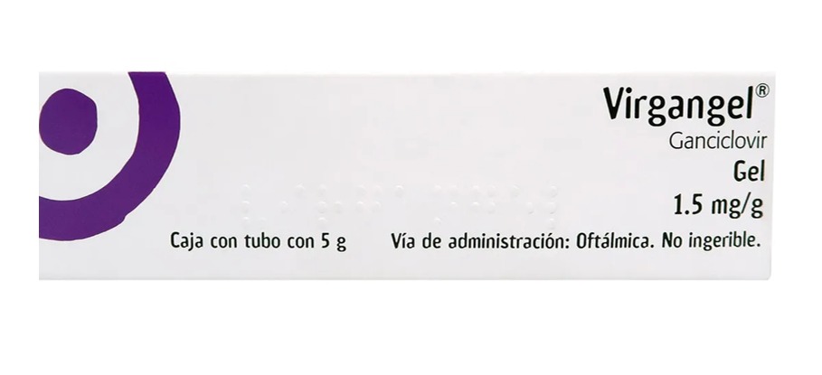 Virgangel, Ganciclovir Gel, 1.5mg, Tubo con 5g